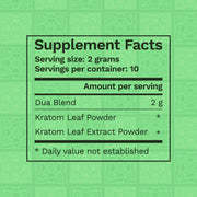 Dua Enhanced Kratom Powder